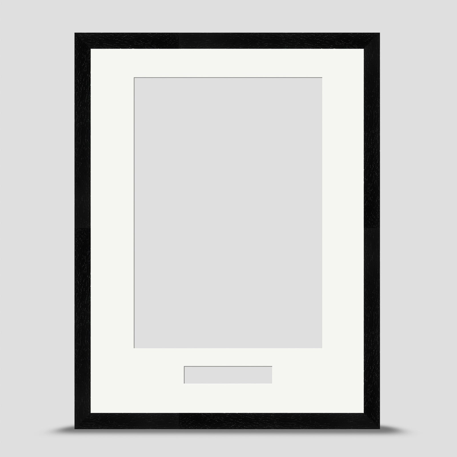 Contemporary 16x12 Black Picture Frame Including a A4 Mount Mark Fell