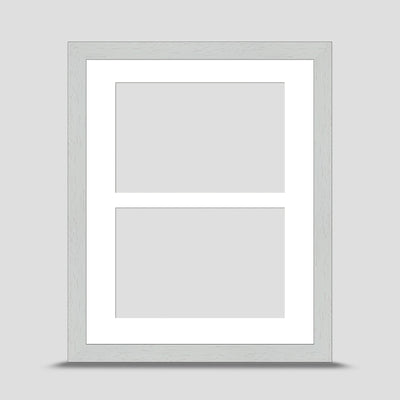 10x8 Classic White Picture Frame to hold Two 6x4 Pictures