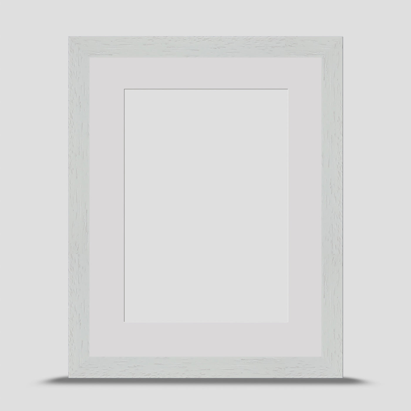 9x7 Classic White Picture Frame with a 7x5 Mount