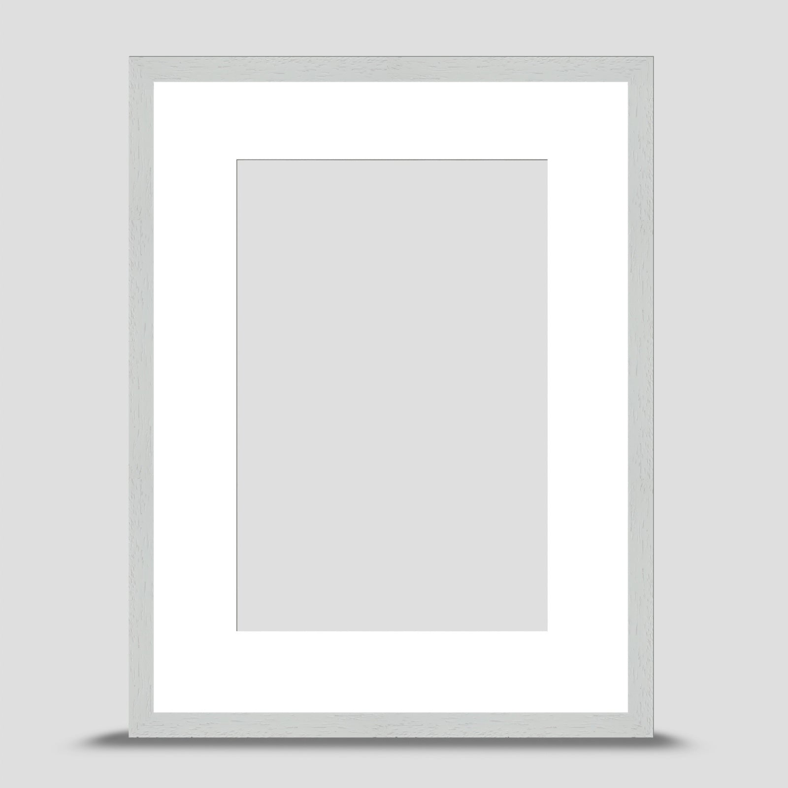 Contemporary A3 White Picture Frame Including a A4 Mount Mark Fell