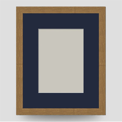 10x8 Classic Oak Style Frame with 7x5 Mount