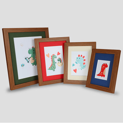 Classic Oak Coloured Style Picture Frames