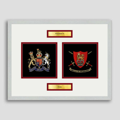 WO1 (RSM) Rank & Army Training Centre Framed Military Embroidery Presentation