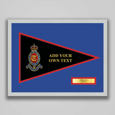T Battery (Shah Sujah's Troop) 12 Regiment Royal Artillery Embroidered Pennant Presentation