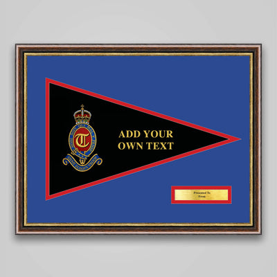 T Battery (Shah Sujah's Troop) 12 Regiment Royal Artillery Embroidered Pennant Presentation