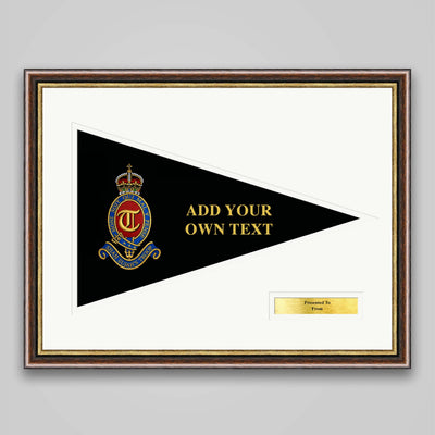 T Battery (Shah Sujah's Troop) 12 Regiment Royal Artillery Embroidered Pennant Presentation