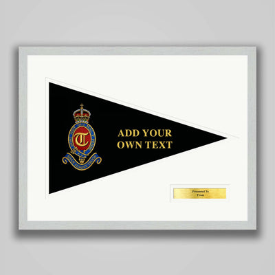 T Battery (Shah Sujah's Troop) 12 Regiment Royal Artillery Embroidered Pennant Presentation