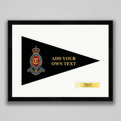 T Battery (Shah Sujah's Troop) 12 Regiment Royal Artillery Embroidered Pennant Presentation