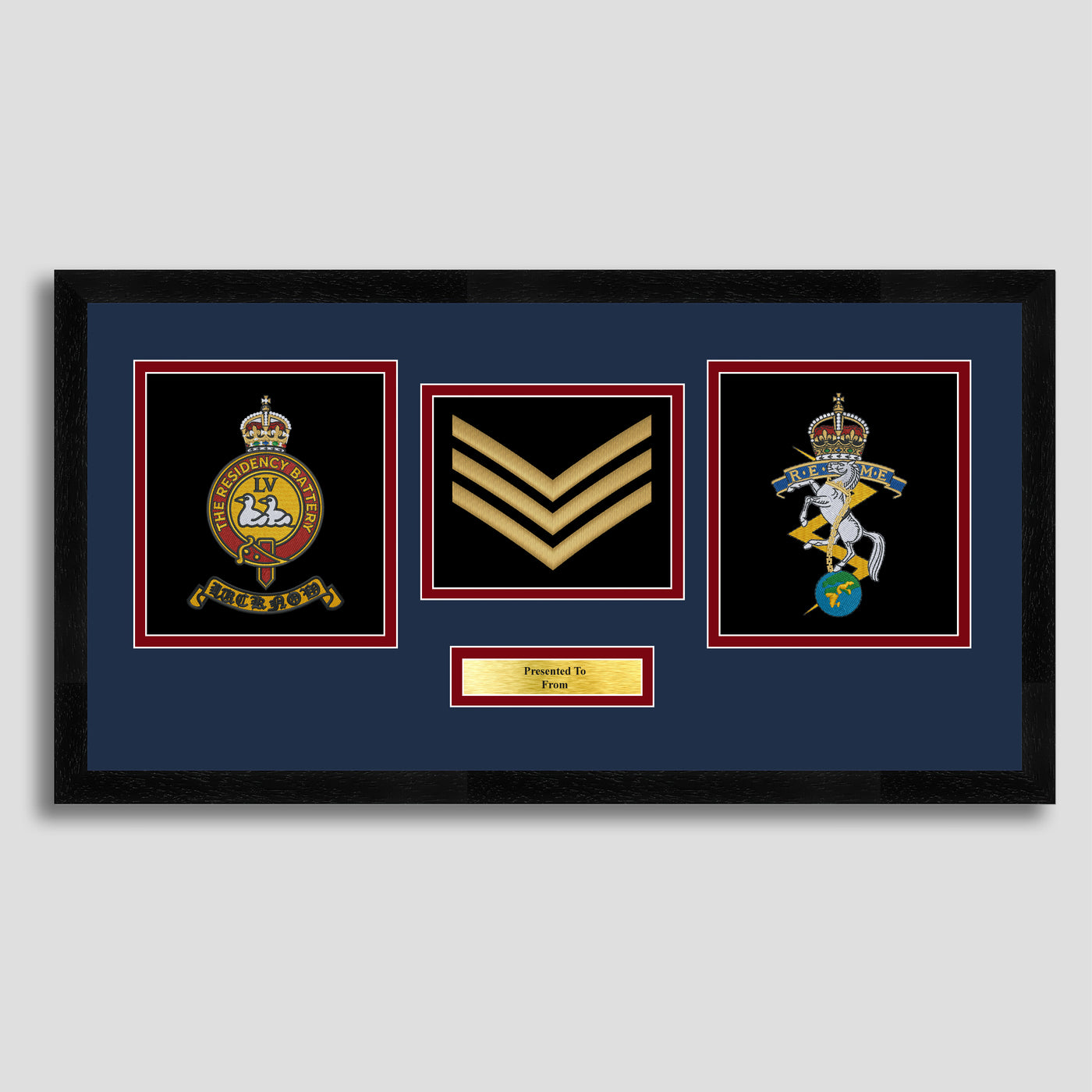55 Battery 26 RA & REME Rank Insignia Embroidery | Mark Fell – Mark ...