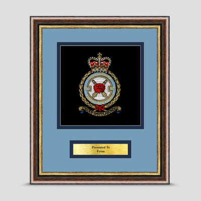 653 Squadron Army Air Corps Framed Military Embroidery Presentation