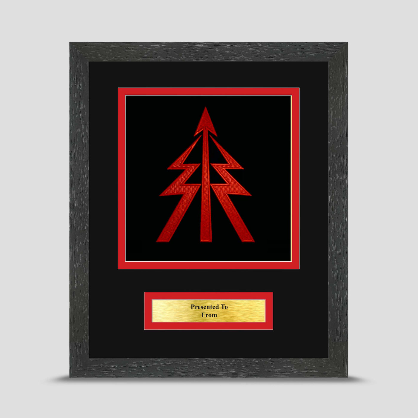 RECCE Platoon Framed Military Embroidery Presentation