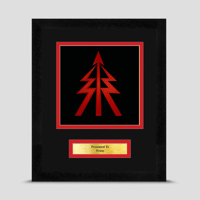 RECCE Platoon Framed Military Embroidery Presentation