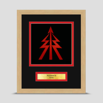 RECCE Platoon Framed Military Embroidery Presentation