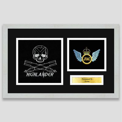19 Royal Artillery Lloyds Air Troop with JTAC Crest Embroidery Presentation