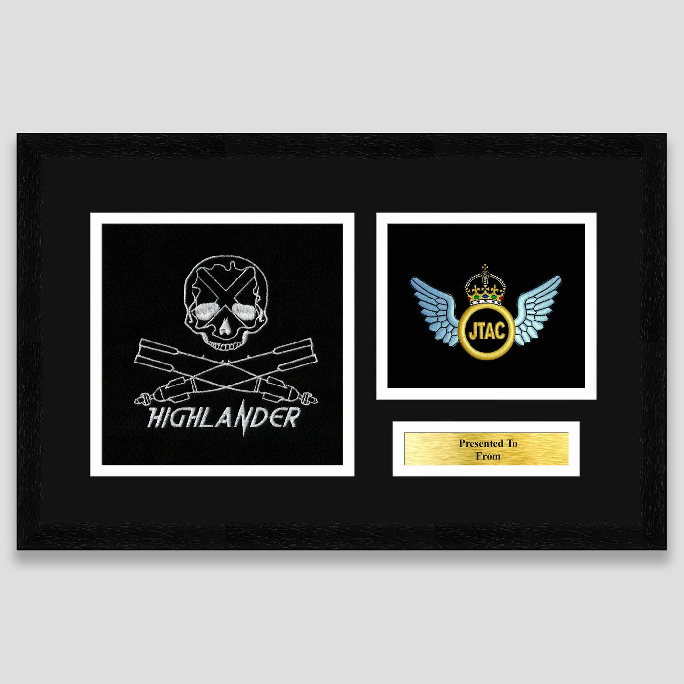 19 Royal Artillery Lloyds Air Troop with JTAC Crest Embroidery Presentation