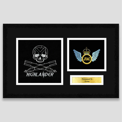 19 Royal Artillery Lloyds Air Troop with JTAC Crest Embroidery Presentation