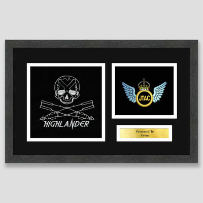 19 Royal Artillery Lloyds Air Troop with JTAC Crest Embroidery Presentation
