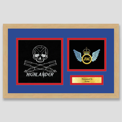 19 Royal Artillery Lloyds Air Troop with JTAC Crest Embroidery Presentation
