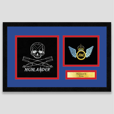19 Royal Artillery Lloyds Air Troop with JTAC Crest Embroidery Presentation