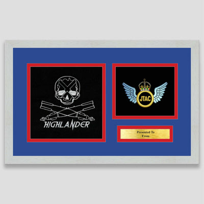 19 Royal Artillery Lloyds Air Troop with JTAC Crest Embroidery Presentation