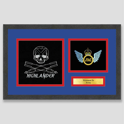 19 Royal Artillery Lloyds Air Troop with JTAC Crest Embroidery Presentation