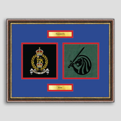 AGC & Field Army Framed Military Embroidery Presentation
