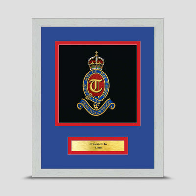 T Battery (Shah Sujah's Troop)  12 Regiment Royal Artillery Framed Military Embroidery Presentation