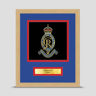 Royal Horse Artillery Framed Military Embroidery Presentation