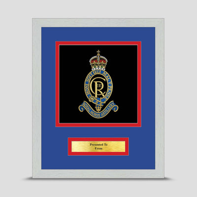 Royal Horse Artillery Framed Military Embroidery Presentation
