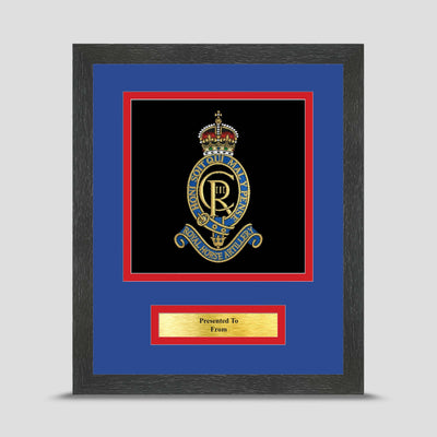 Royal Horse Artillery Framed Military Embroidery Presentation
