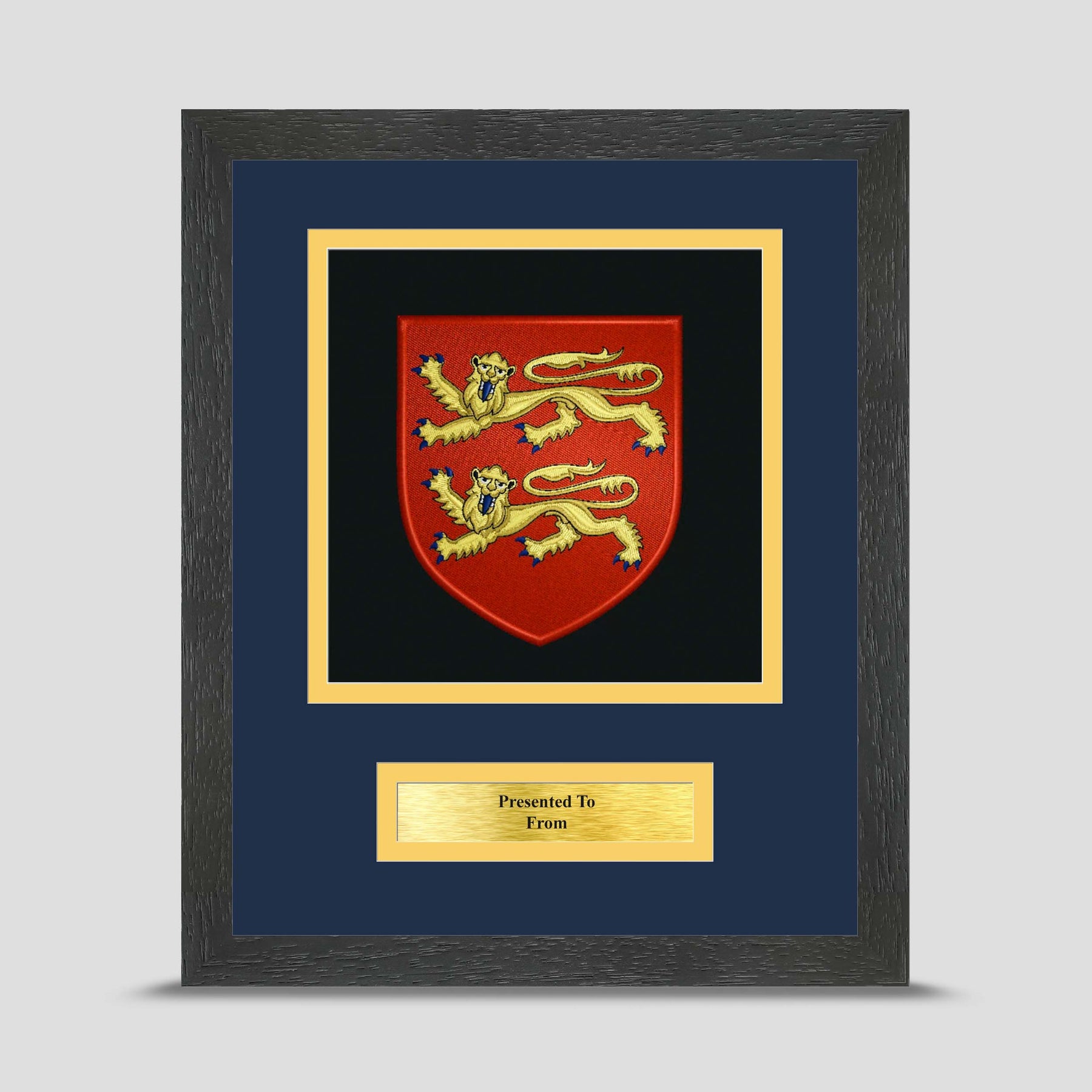 Normandy Company Framed Military Embroidery Presentation – Mark Fell ...