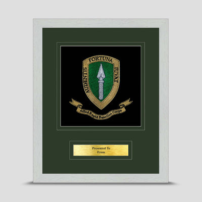 Allied Rapid Reaction Corps Framed Military Embroidery Presentation
