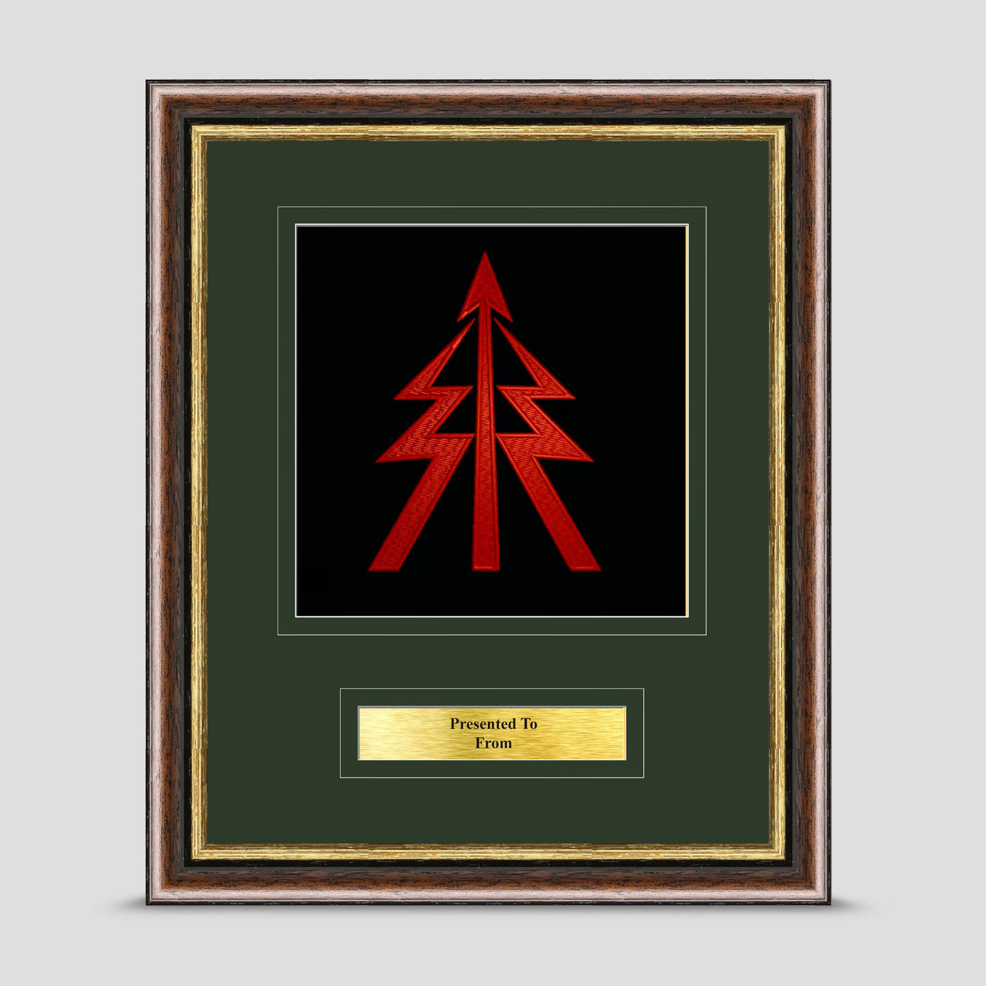 RECCE Platoon Framed Military Embroidery Presentation