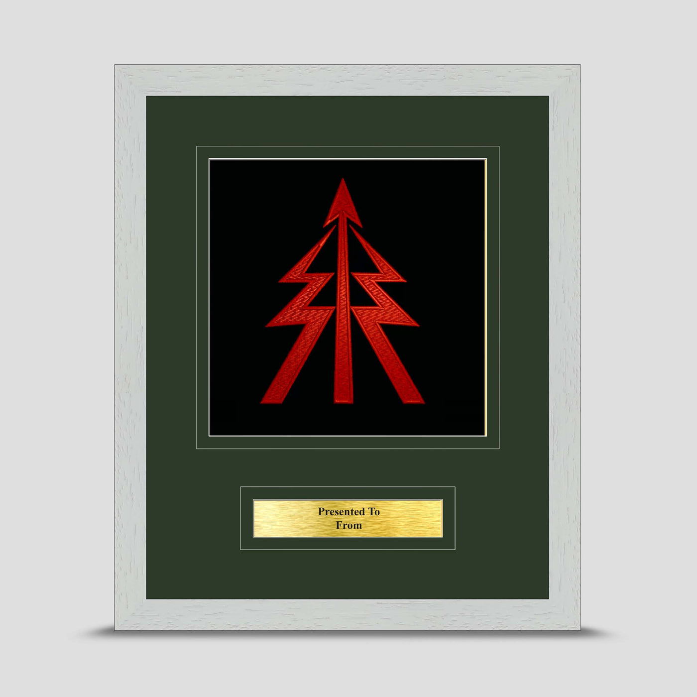 RECCE Platoon Framed Military Embroidery Presentation