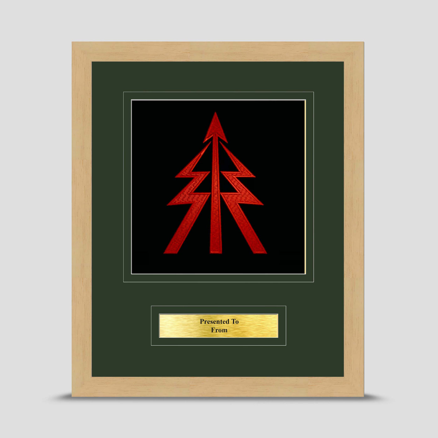 RECCE Platoon Framed Military Embroidery Presentation