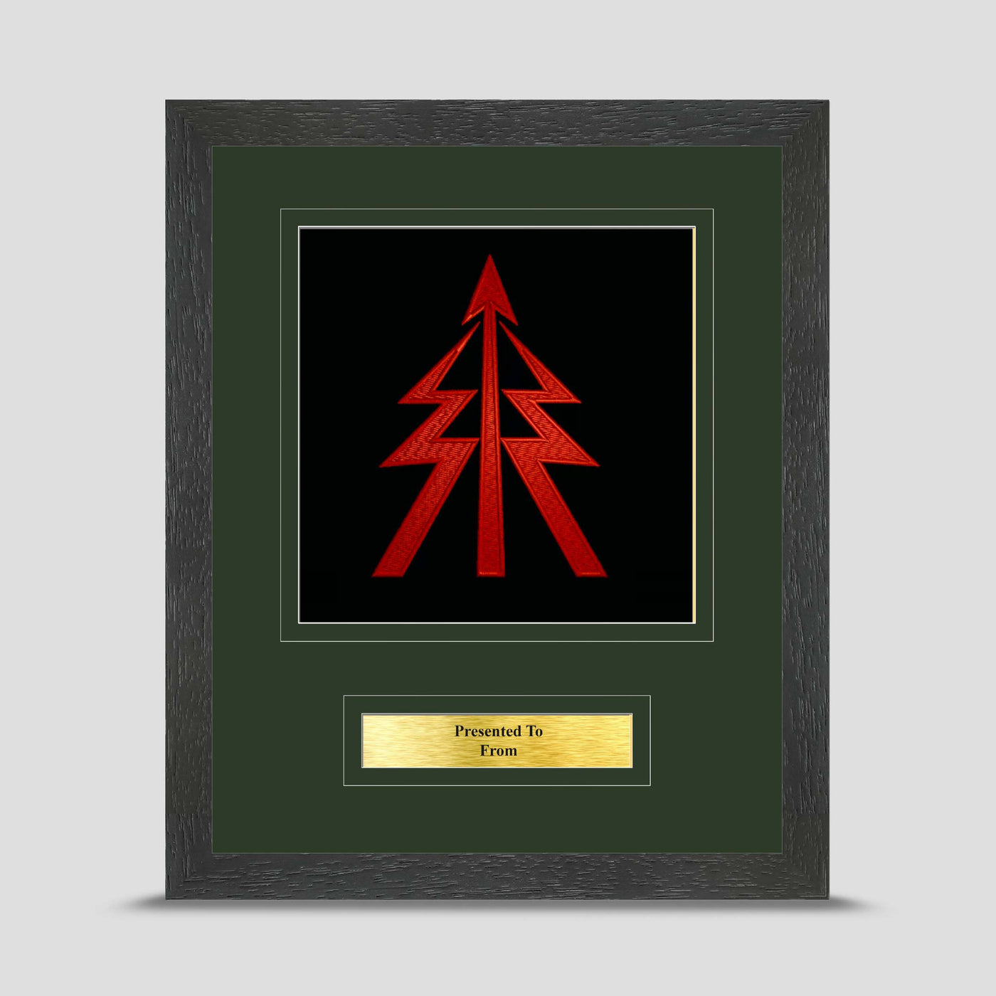 RECCE Platoon Framed Military Embroidery Presentation