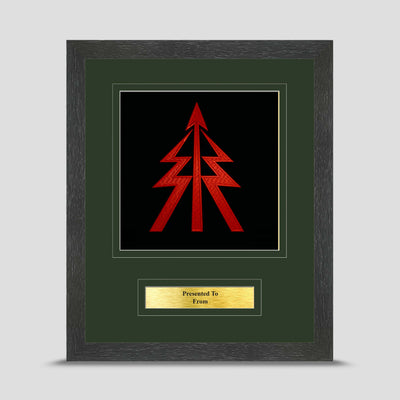 RECCE Platoon Framed Military Embroidery Presentation