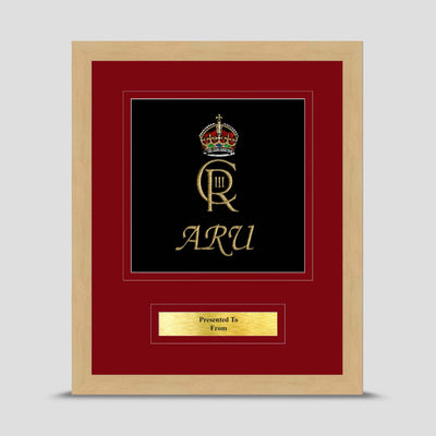 Army Rugby Union Framed Military Embroidery Presentation