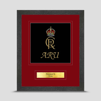 Army Rugby Union Framed Military Embroidery Presentation