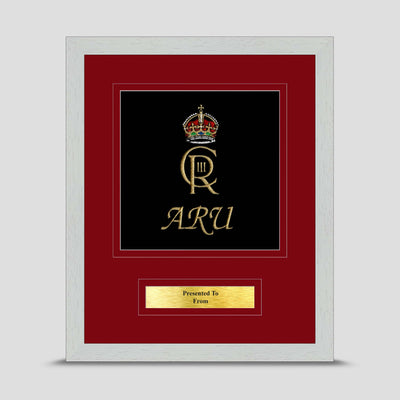 Army Rugby Union Framed Military Embroidery Presentation