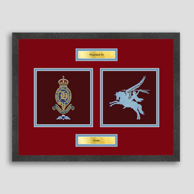 H Battery 1 RHA & 16 Air Assault Brigade Double Framed Embroidery ...