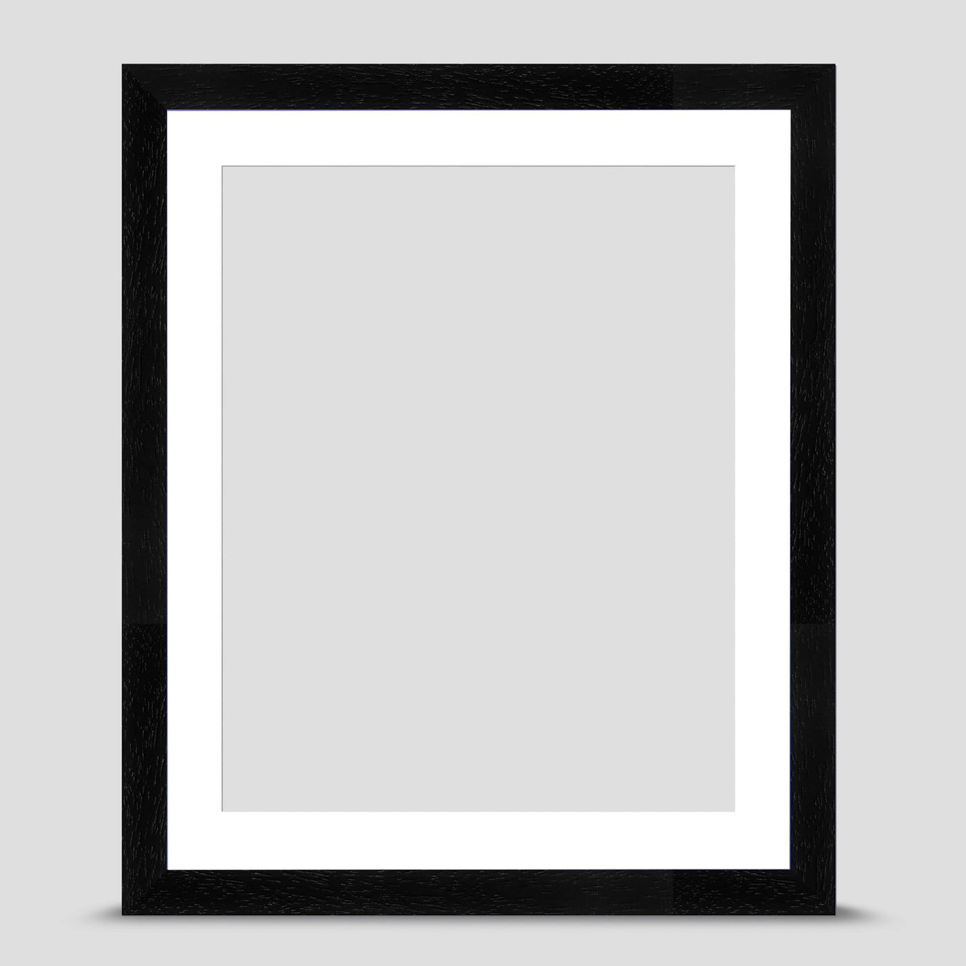 12x10 Classic Black Picture Frame with a 10x8 Mount