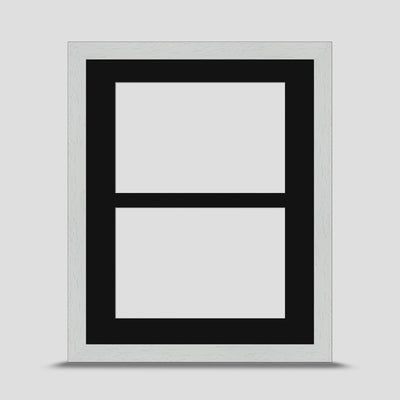 10x8 Classic White Picture Frame to hold Two 6x4 Pictures