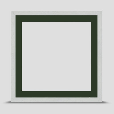 12x12 Classic White Picture Frame with a 10x10 Mount