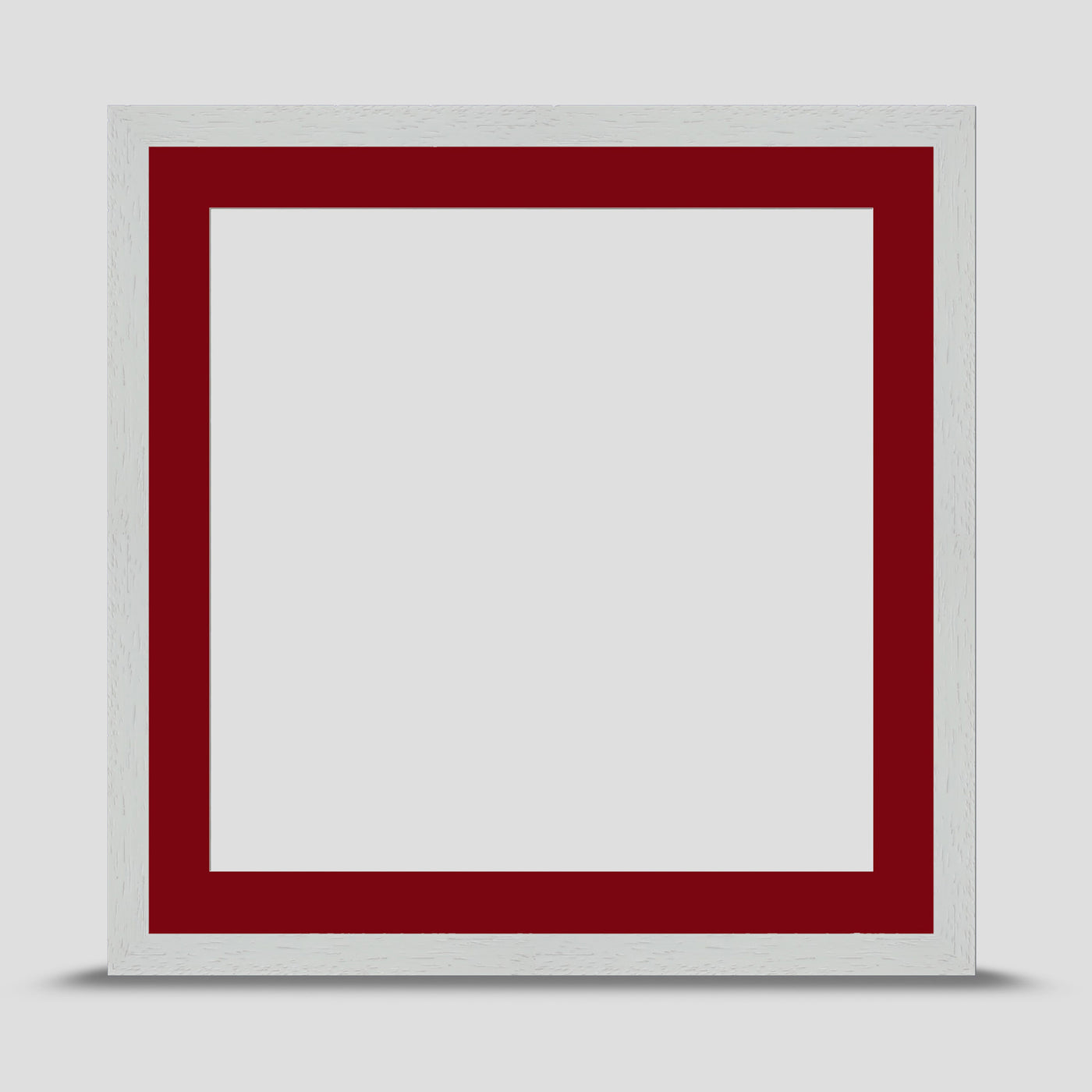 12x12 Classic White Picture Frame with a 10x10 Mount