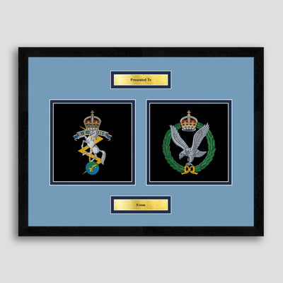 REME & Army Air Corps Double Framed Embroidery – Mark Fell Photo Centre