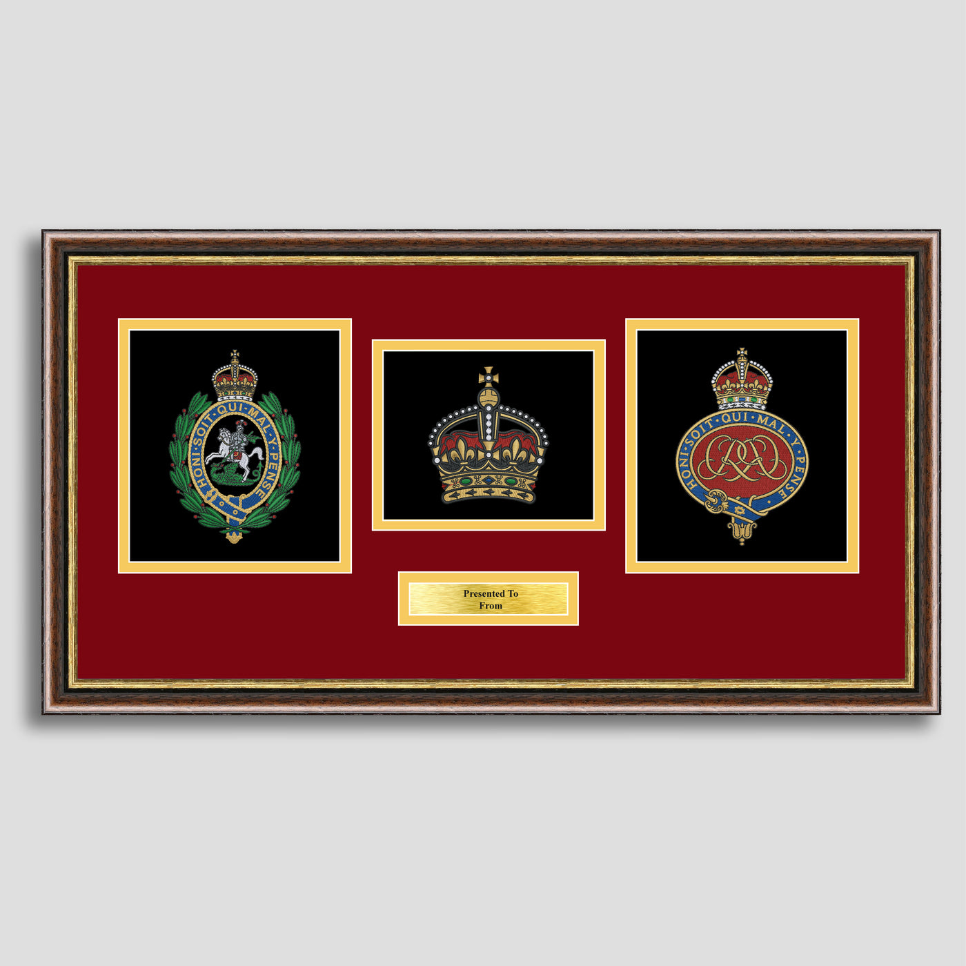 Fusiliers & Grenadier Guards with Rank Insignia Embroidery Presentation ...