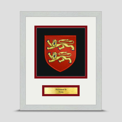 Normandy Company Framed Military Embroidery Presentation