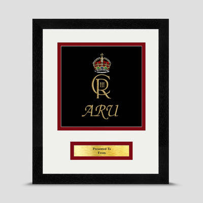 Army Rugby Union Framed Military Embroidery Presentation