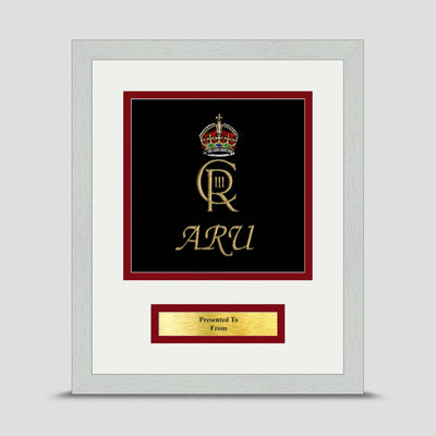 Army Rugby Union Framed Military Embroidery Presentation